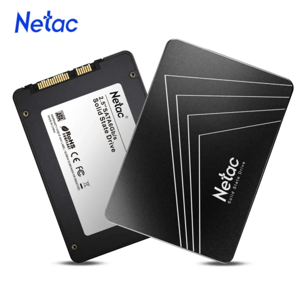 Netac SATA SSD Hard Drive 128GB 256GB 512GB 1TB 2TB SATA3 2.5Inch Disks Laptop Internal Hard Drive HDD Hard Disk for PC Laptop